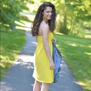 JCrew Yellow Sundress